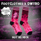 Hot as Heck FootClothes x DWYBO Crew Socks