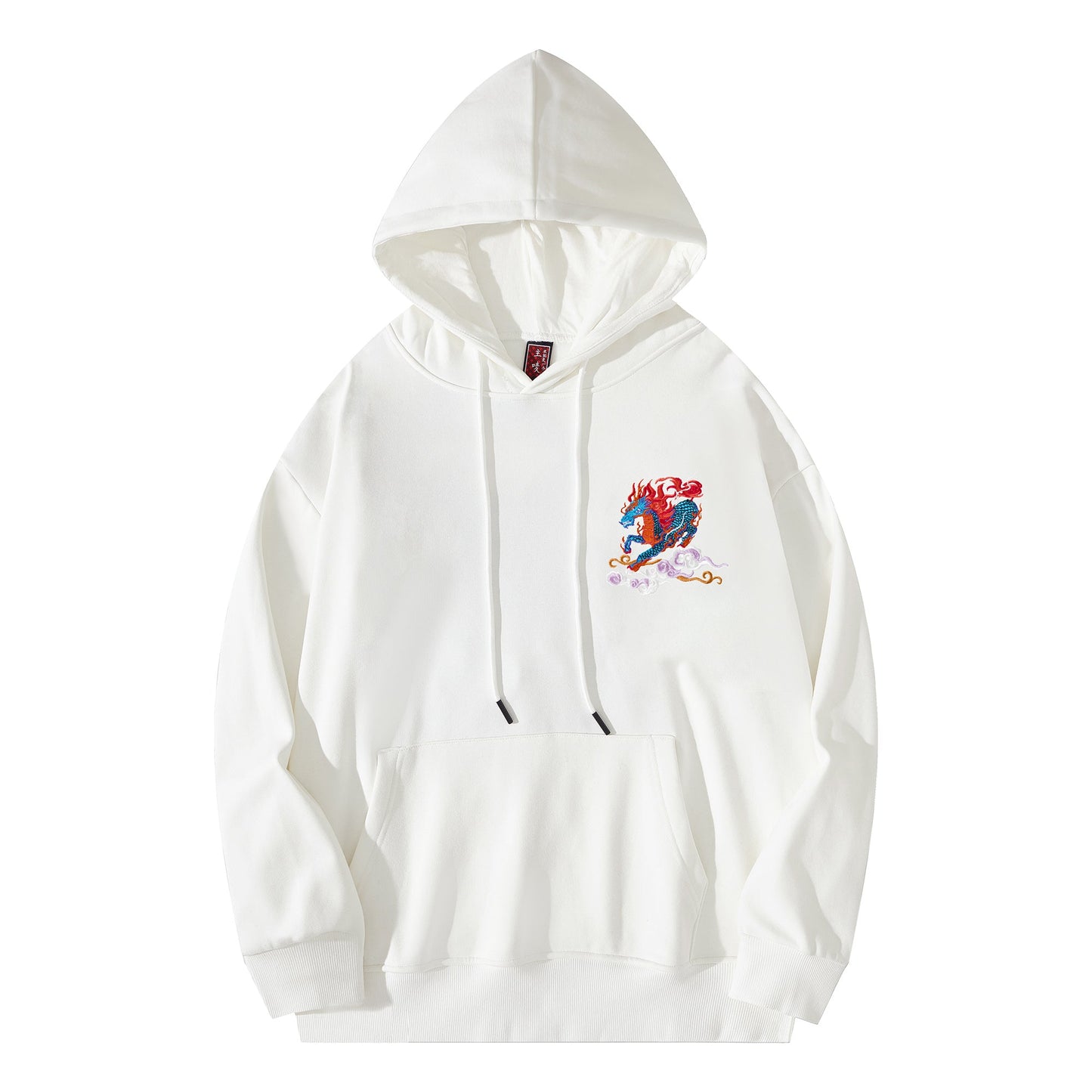 Demon Horse Embroidery Hoodie