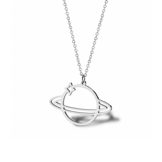 Return to Saturn Necklace - Stainless Steel