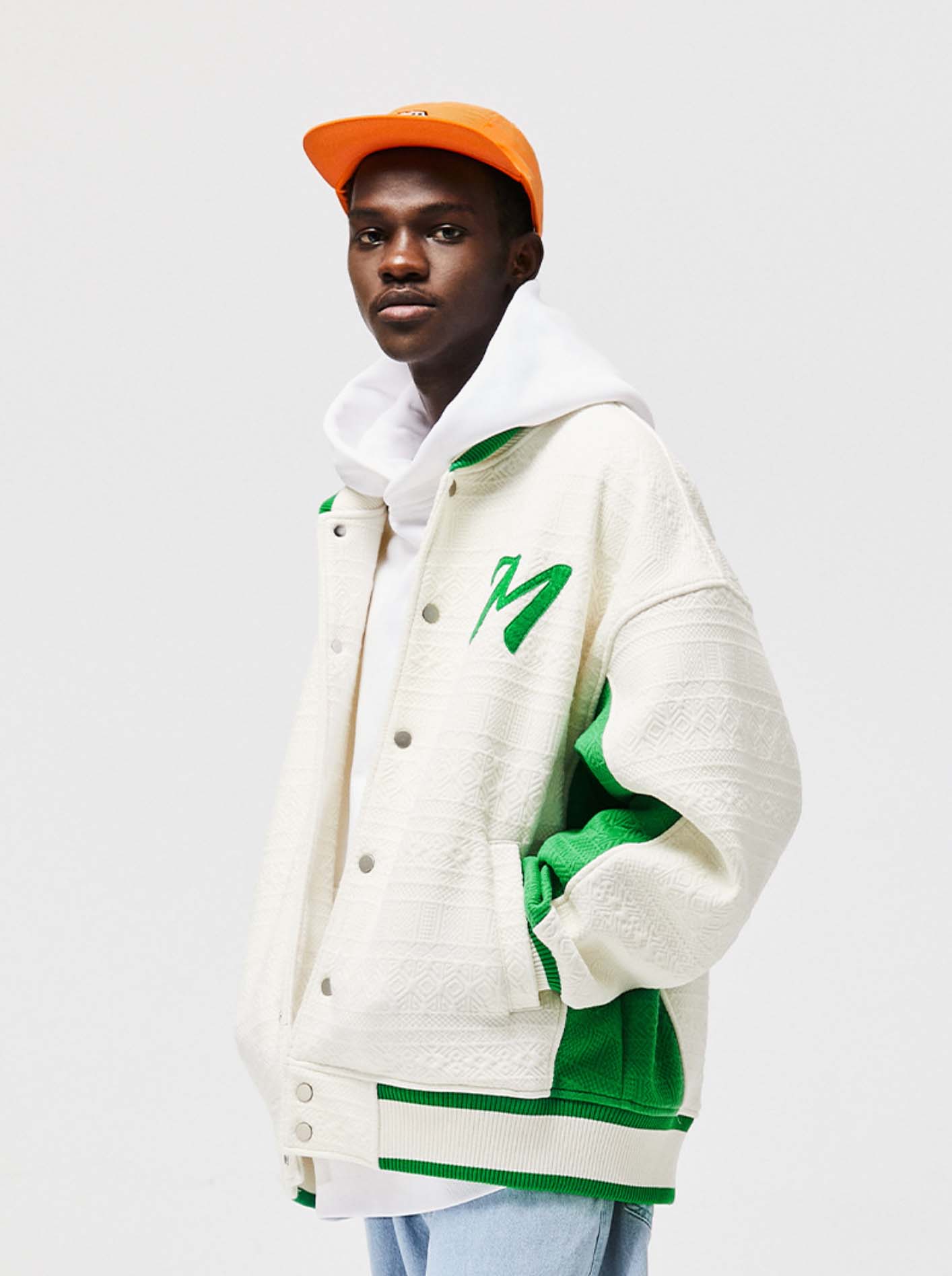 Green Mockup Winter Jacket