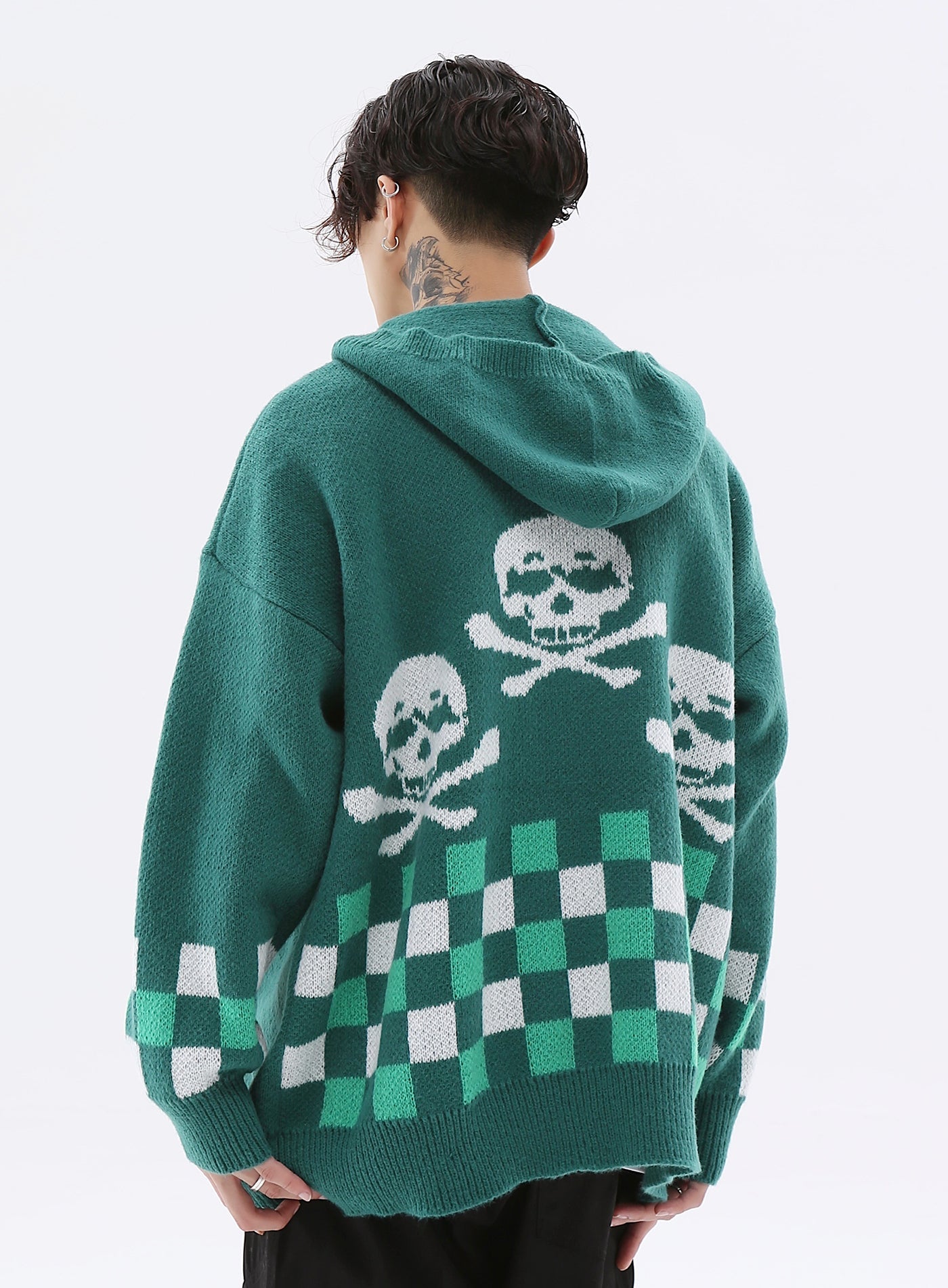 Triple Skull Knit Jacket