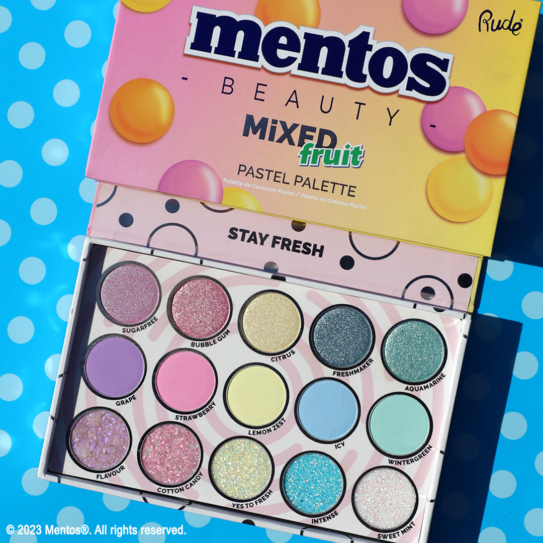 Mentos Mixed Fruit Pastel Palette