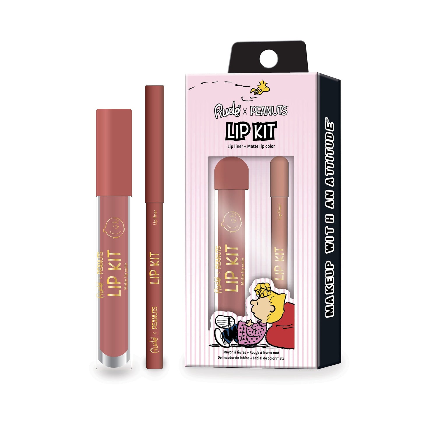 Peanuts Lip Kit - Lip Liner + Matte Lip Color