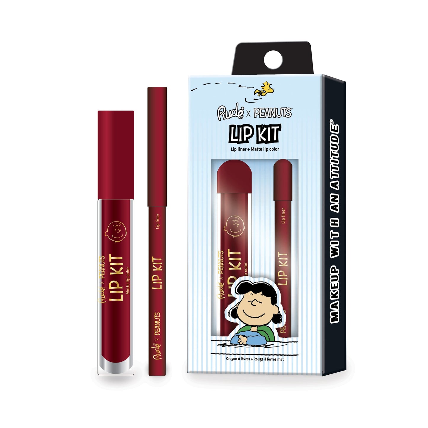 Peanuts Lip Kit - Lip Liner + Matte Lip Color