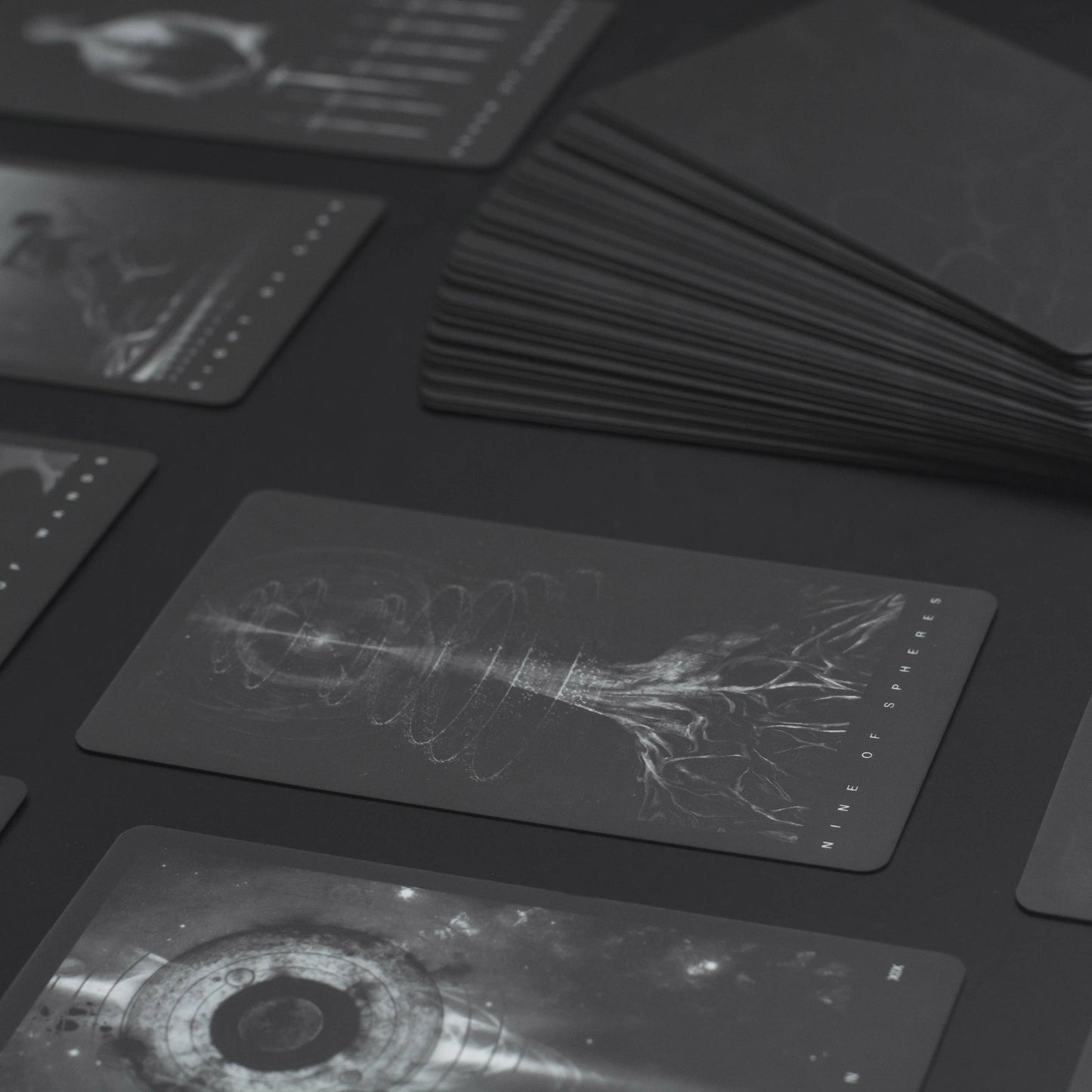 The Black Tarot Modern Tarot Cards Deck