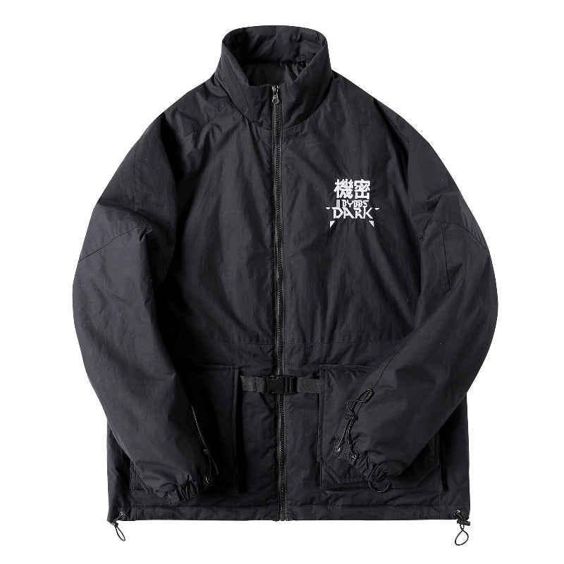 Black Neighborhood Winter Jacket