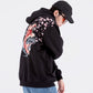 Dancing Fish Embroidery Hoodie