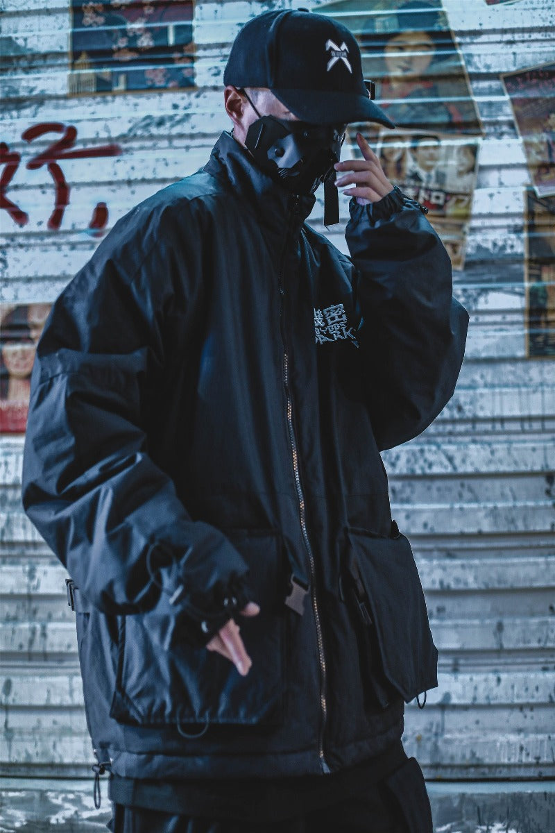 Black Neighborhood Winter Jacket