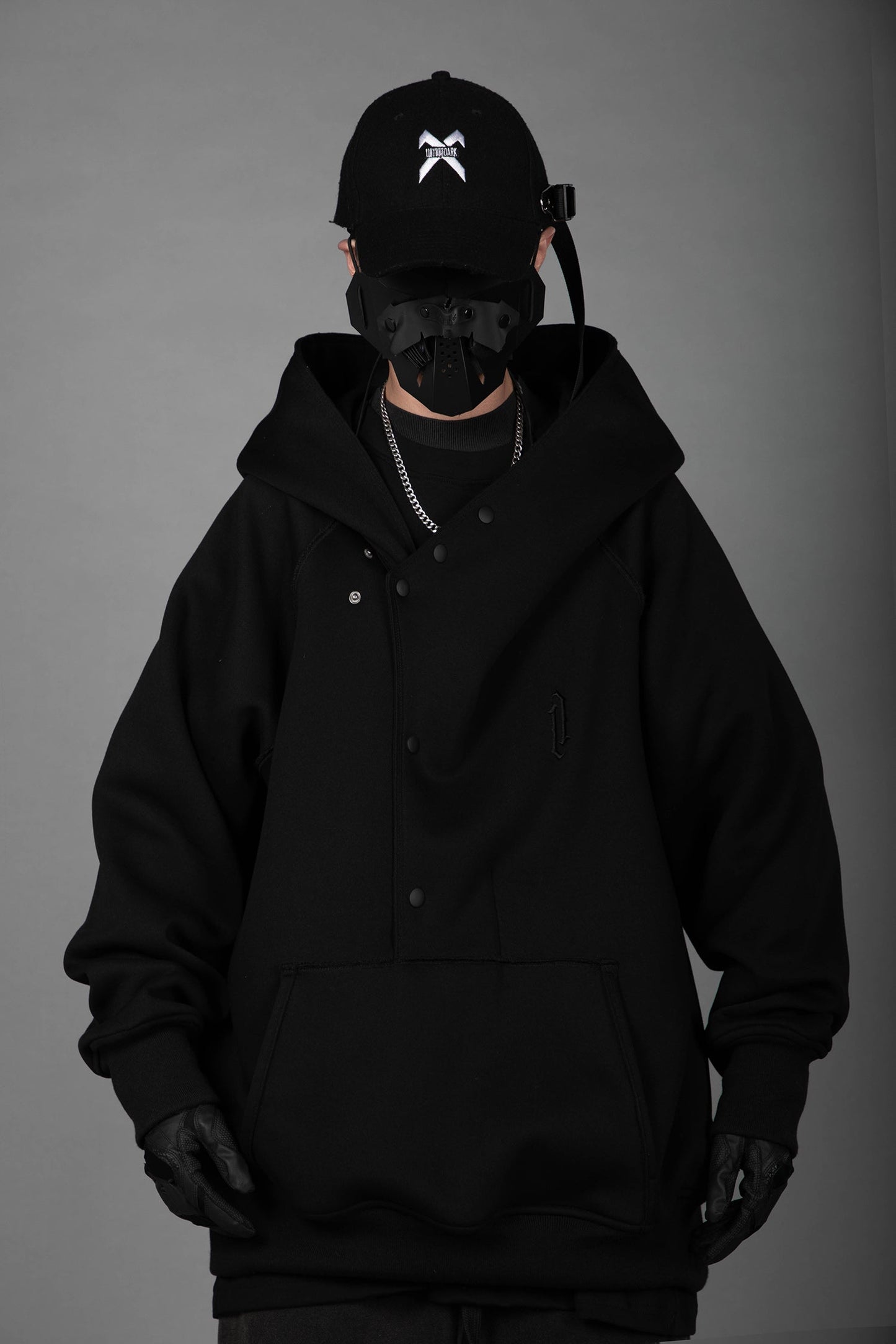 H38 Utility Layered Hoodie