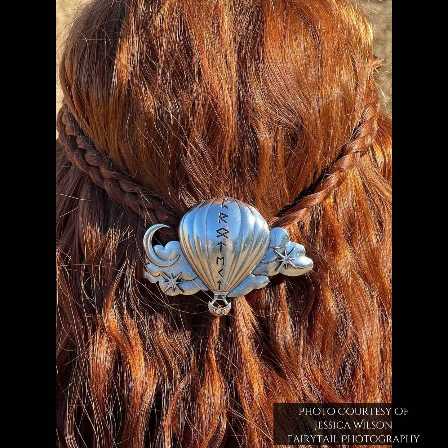 Rune Balloon French Barrette