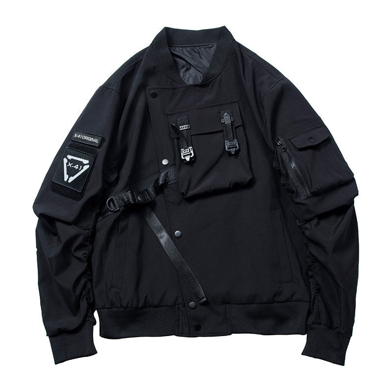 Scar Slash Utility Bomber Jacket