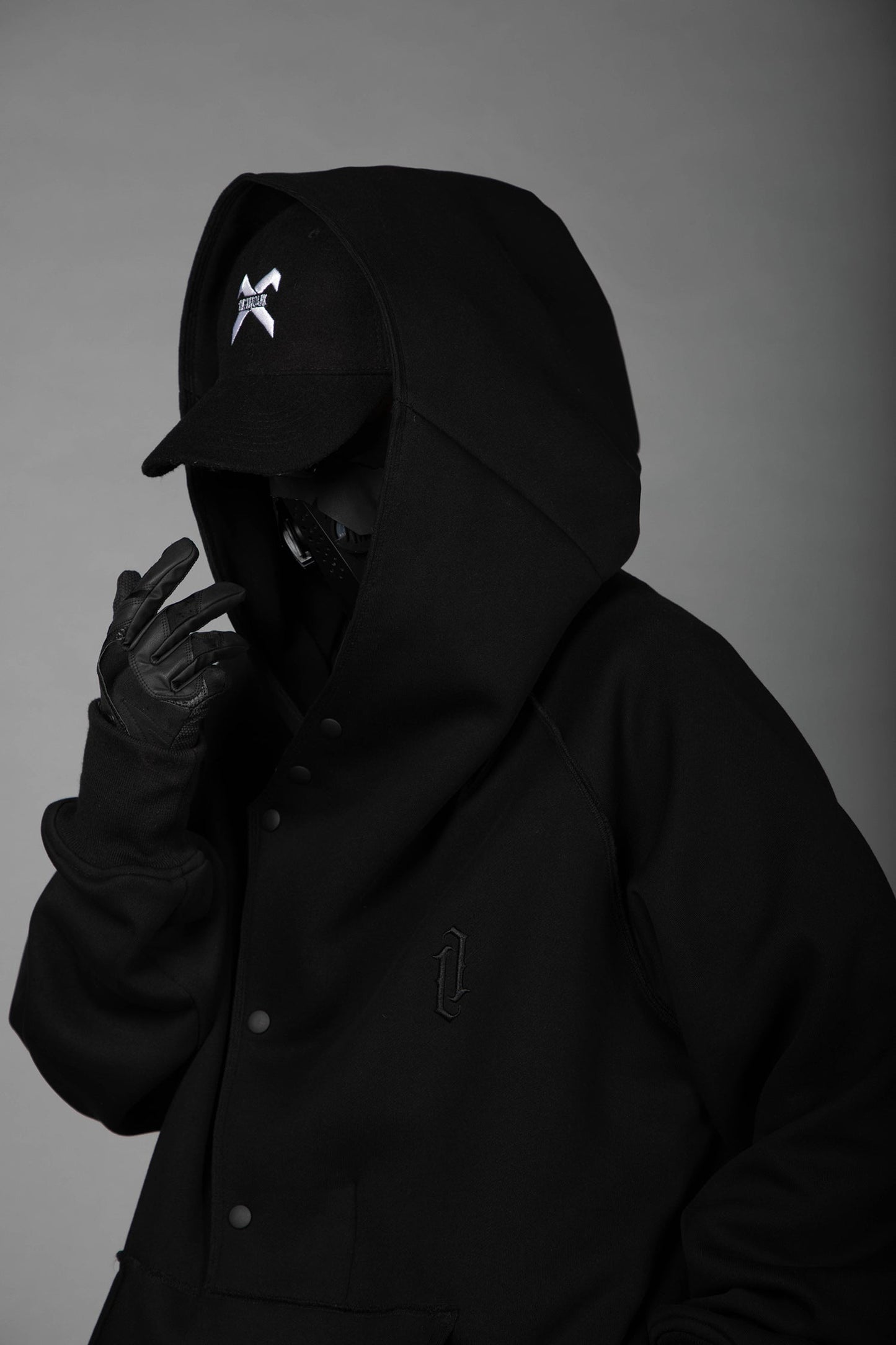 H38 Utility Layered Hoodie