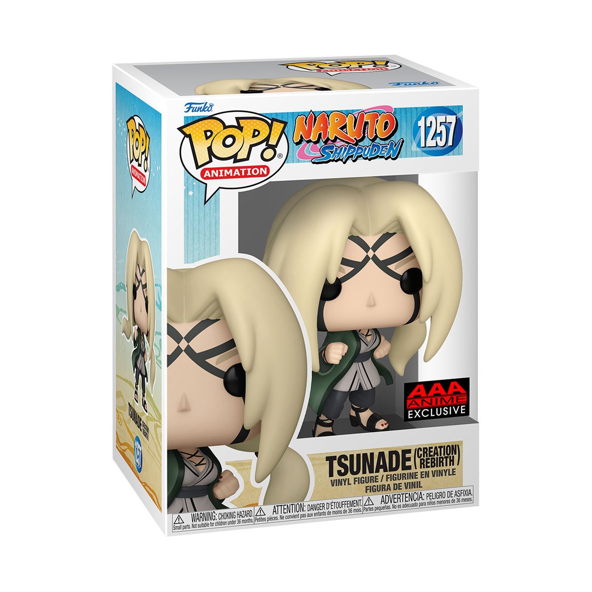 Funko Pop 1257 Naruto: Shippuden Tsunade Creation Rebirth Pop! Vinyl Figure - AAA Anime Exclusive