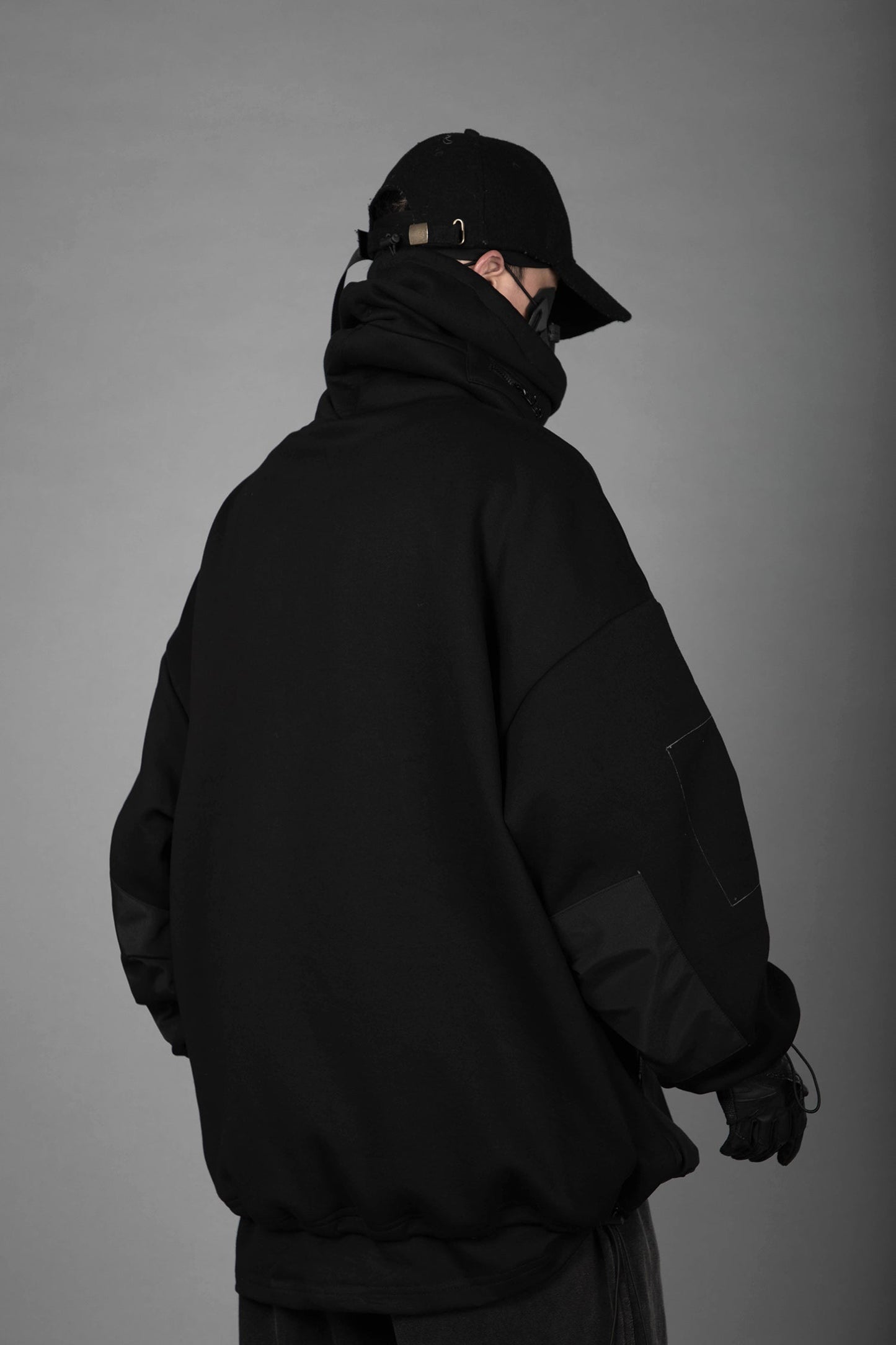 H33 Black Utility Transformer Hoodie