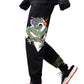 Cloud Dragon Embroidery Black Sweatpants