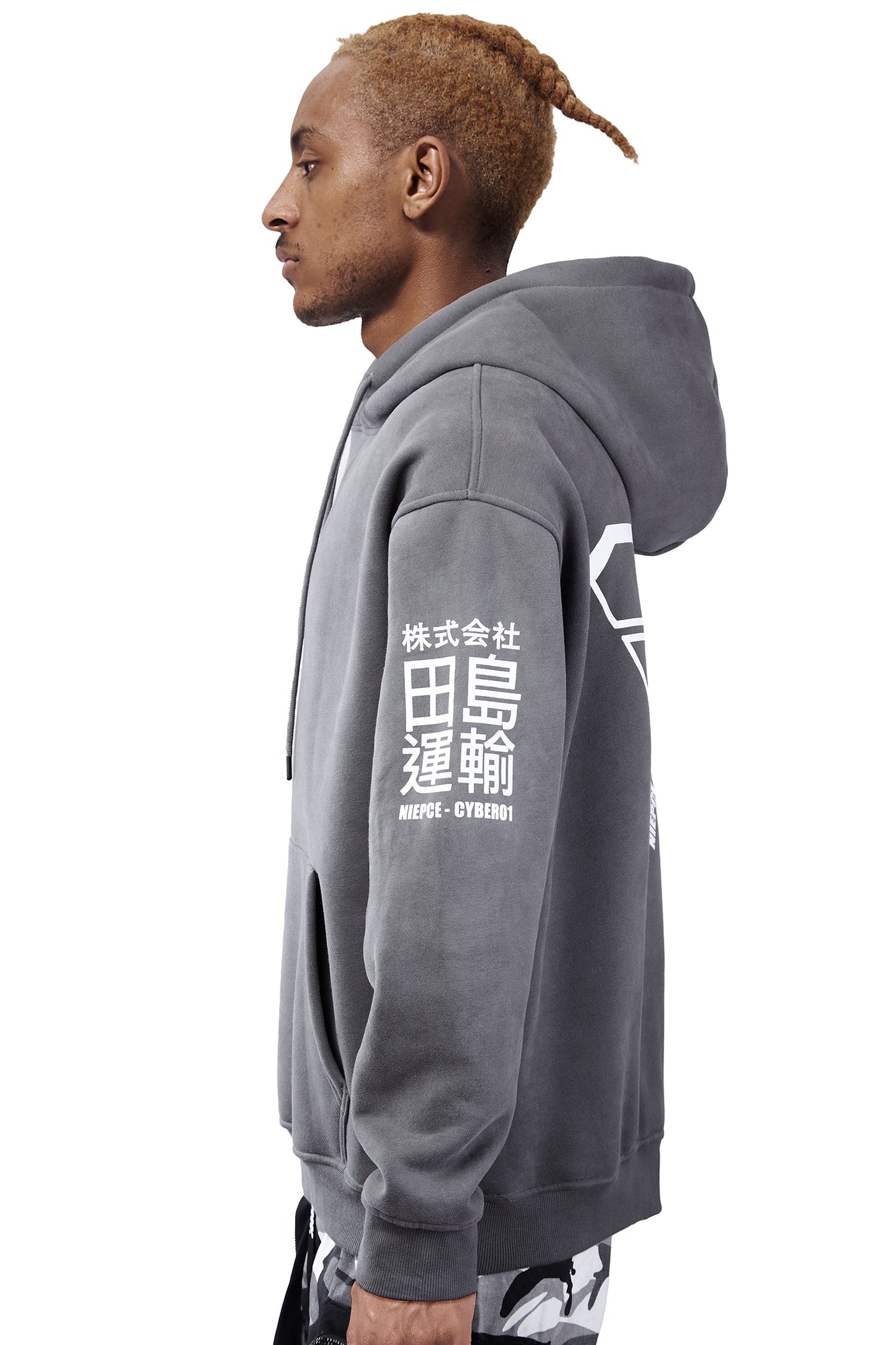 Grey Niepce Cyber01 Hoodie