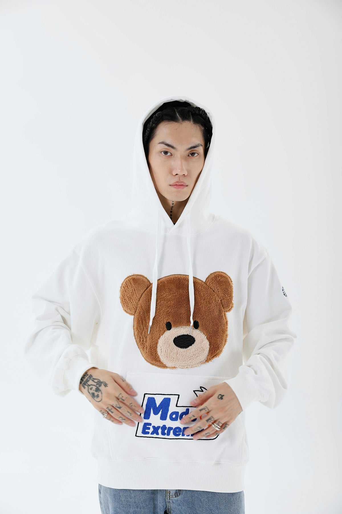 Bear Made Extreme Embroidery Hoodie