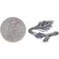 Adjustable Leaf Ring: Sterling Silver