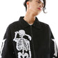 Crying Skeleton Denim Jacket