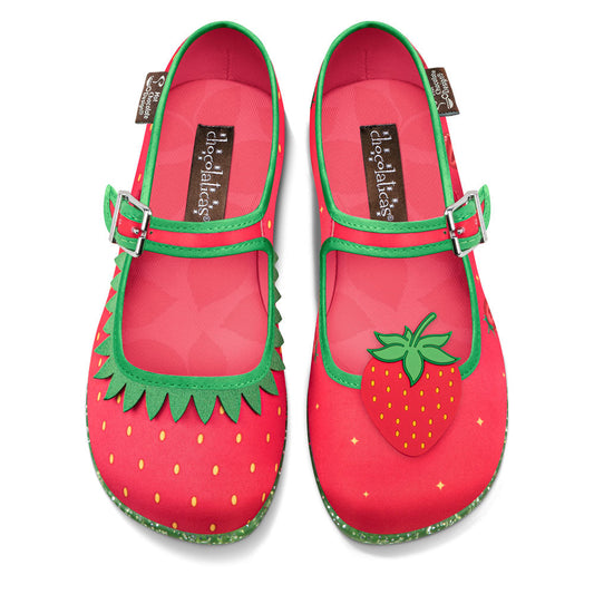 Chocolaticas® Berry Bliss Women's Mary Jane Flat