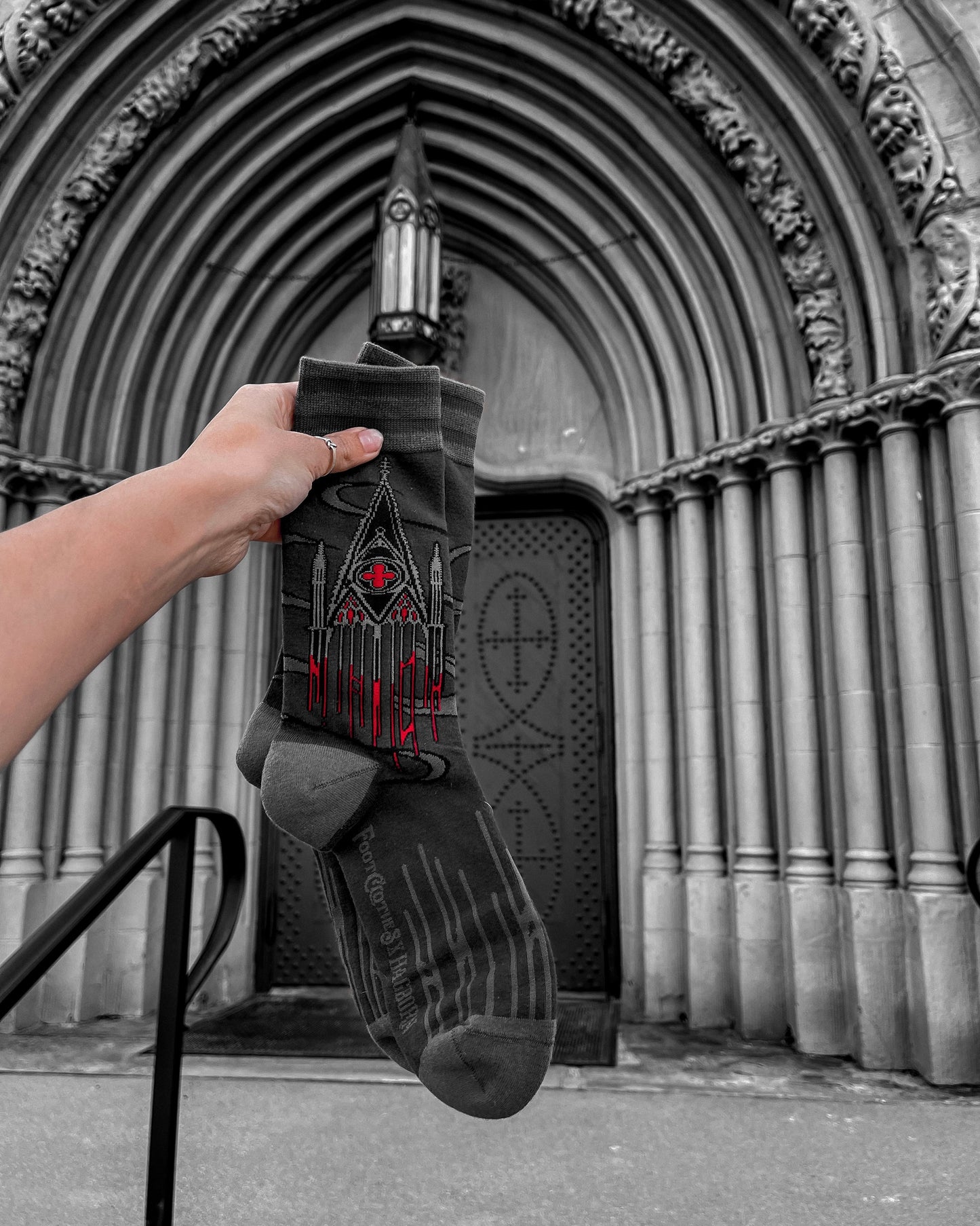 Blood Cathedral FootClothes x Hagborn Collab Socks