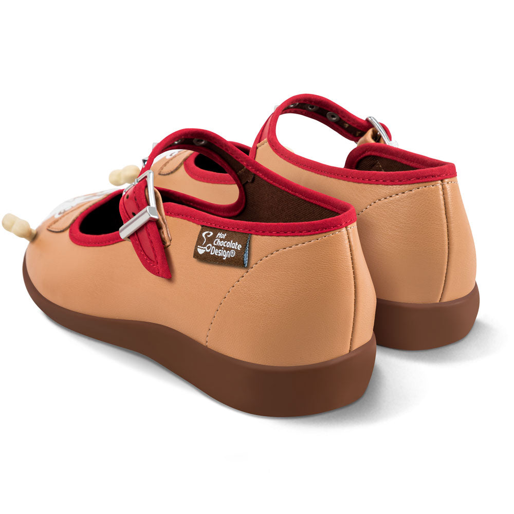 Chocolaticas® Bulldog Women's Mary Jane Flat