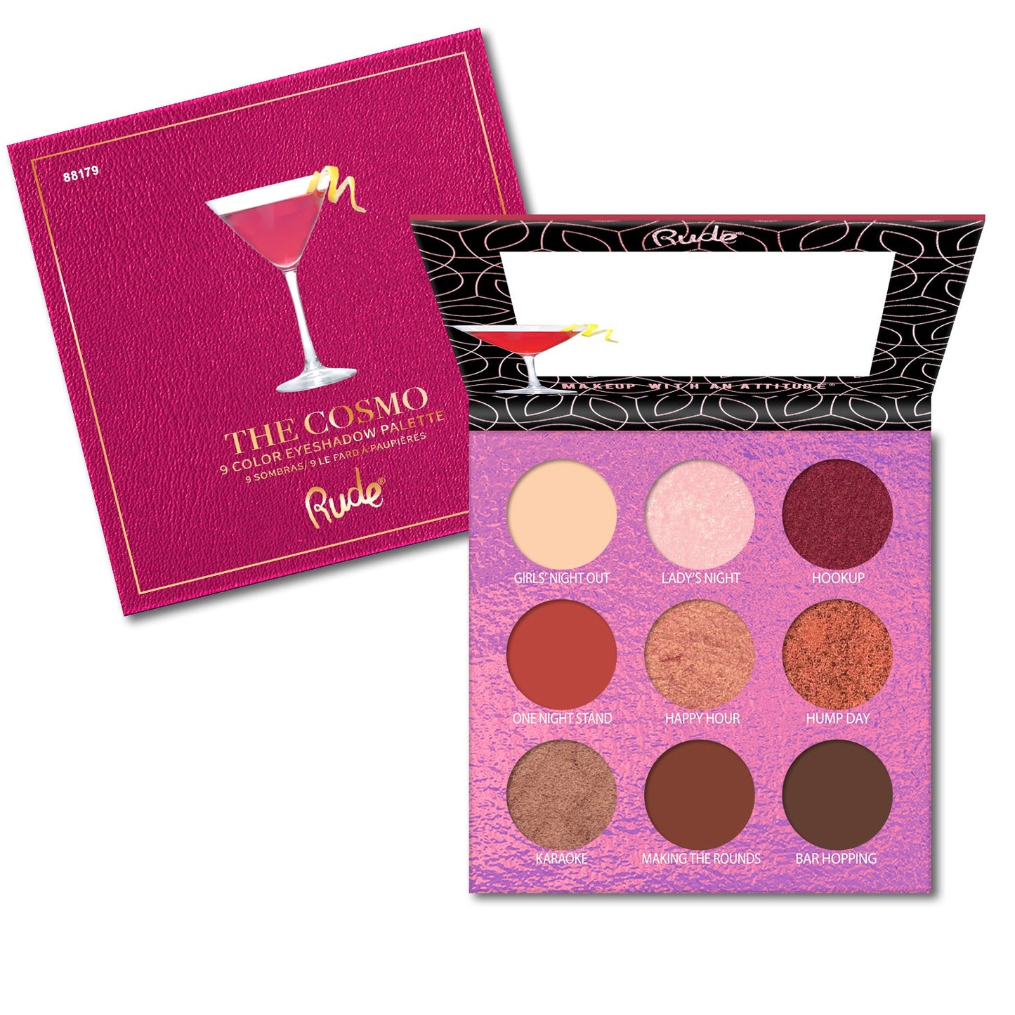 Cocktail Party 9 Pigment & Eyeshadow Palette - The Cosmo