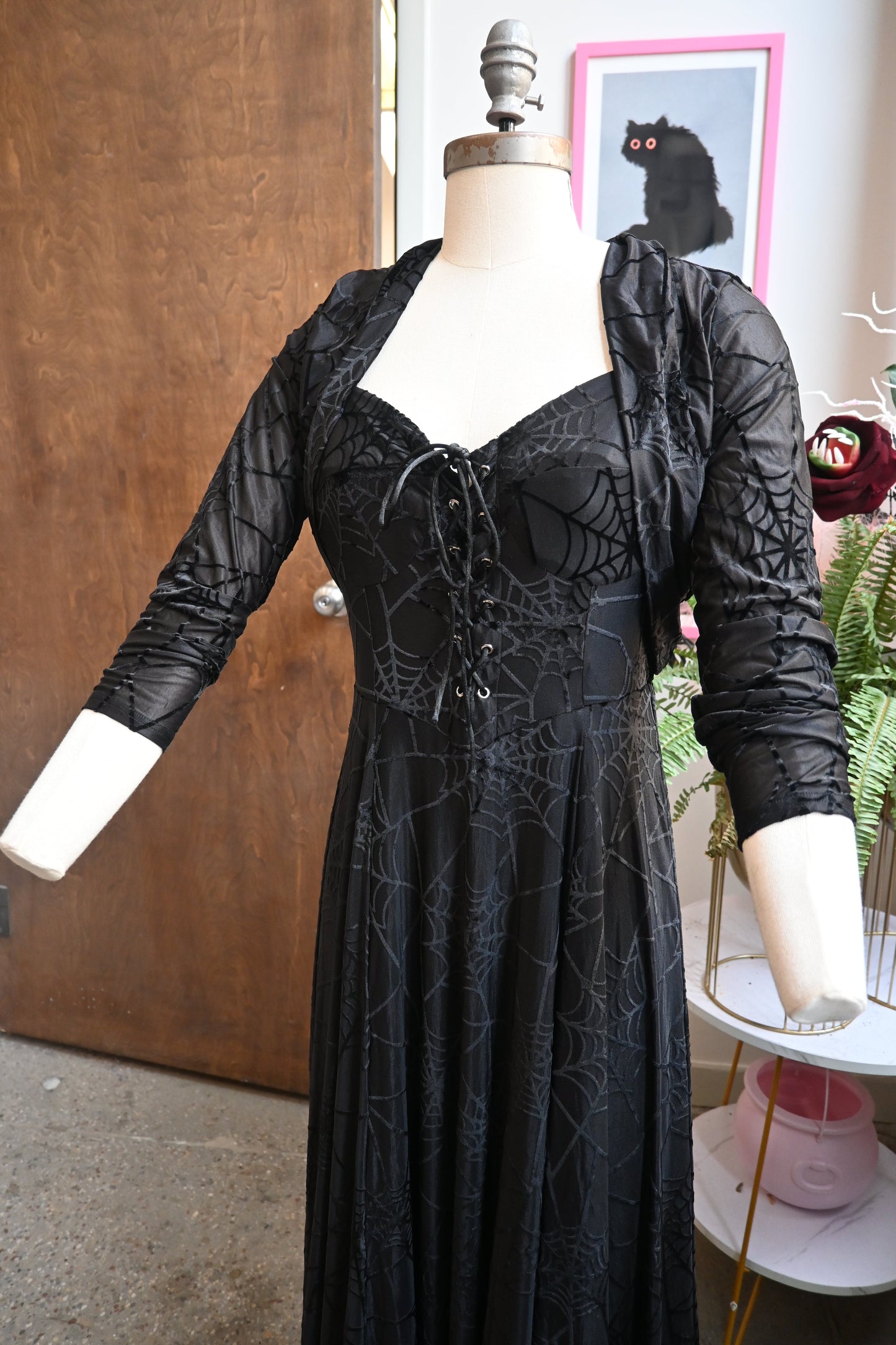 Willow Dress and Bolero in Black