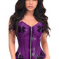 Clear Purple Overbust Corset