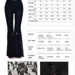 Corrupted Mermaid Gothic Bell Bottom Pants
