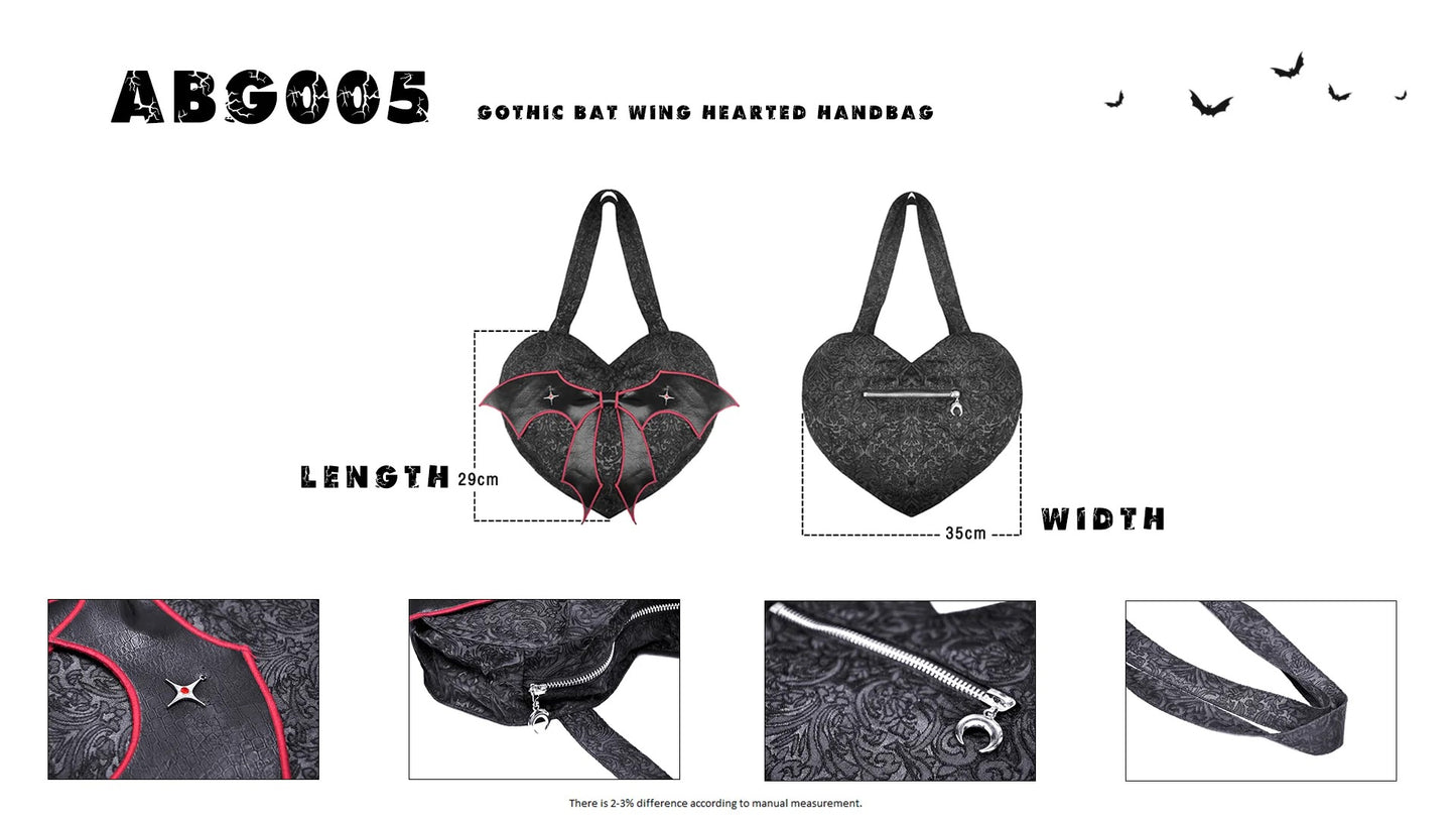 Batwing Heart Handbag