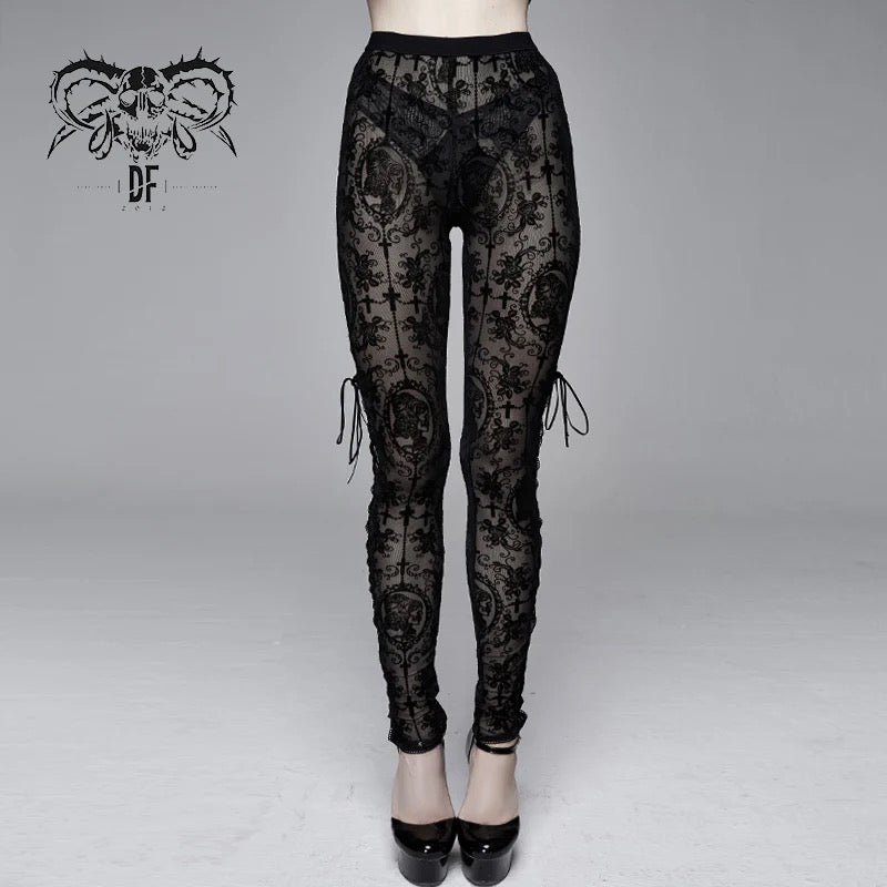 Little Miss Scare All Mesh Leggings