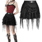 Rebel Girl Spider Web Skirt