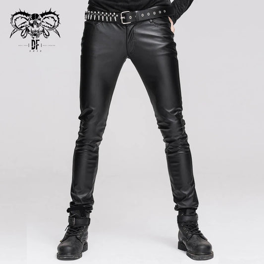 Synthetic Leather Trousers