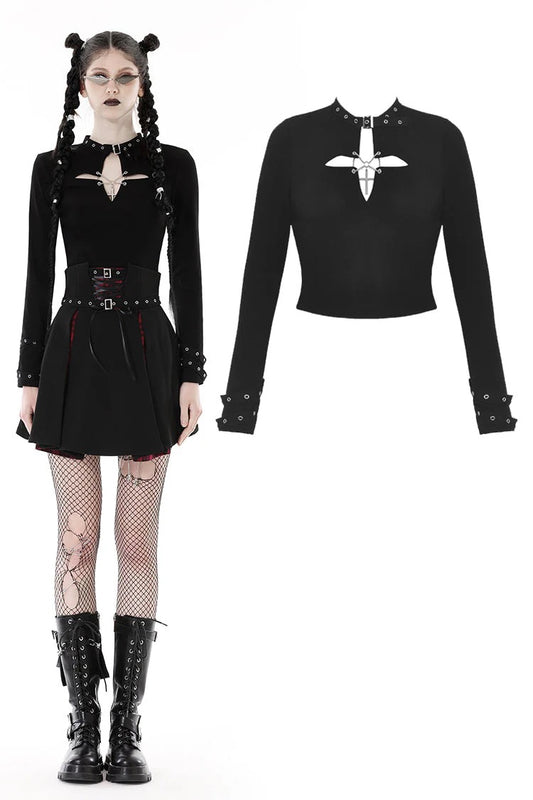 Cross Detail Long Sleeve