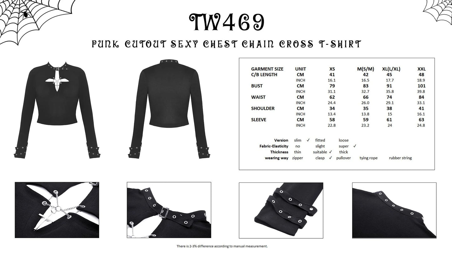 Cross Detail Long Sleeve