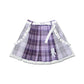 ACDC Rag Gloomy Purple Tartan Skirt