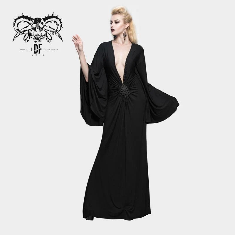 Deaths Scythe Gothic Evening Dress