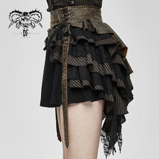 Pendragon Steampunk Waterfall Skirt