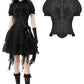 Gothic Ruffle Neckline blouse