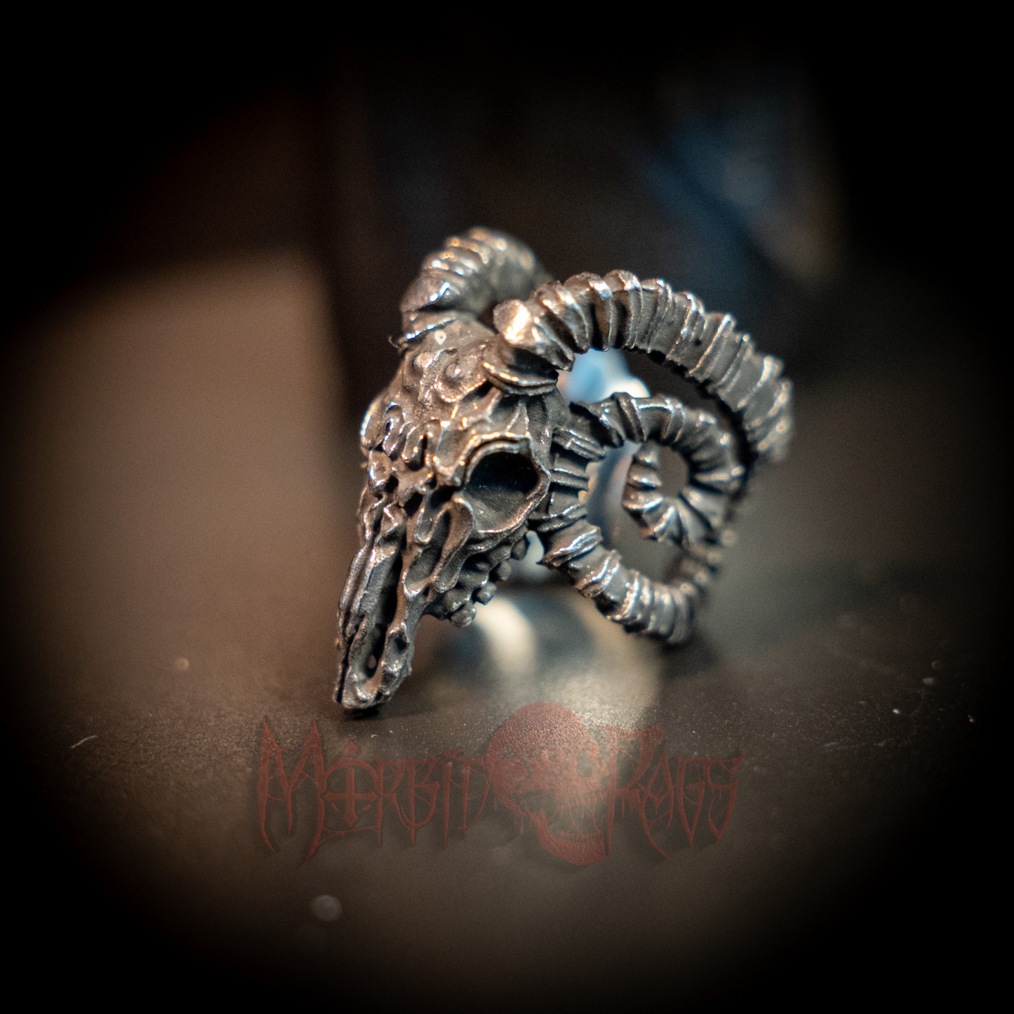 Inigo Goat Skull Ring