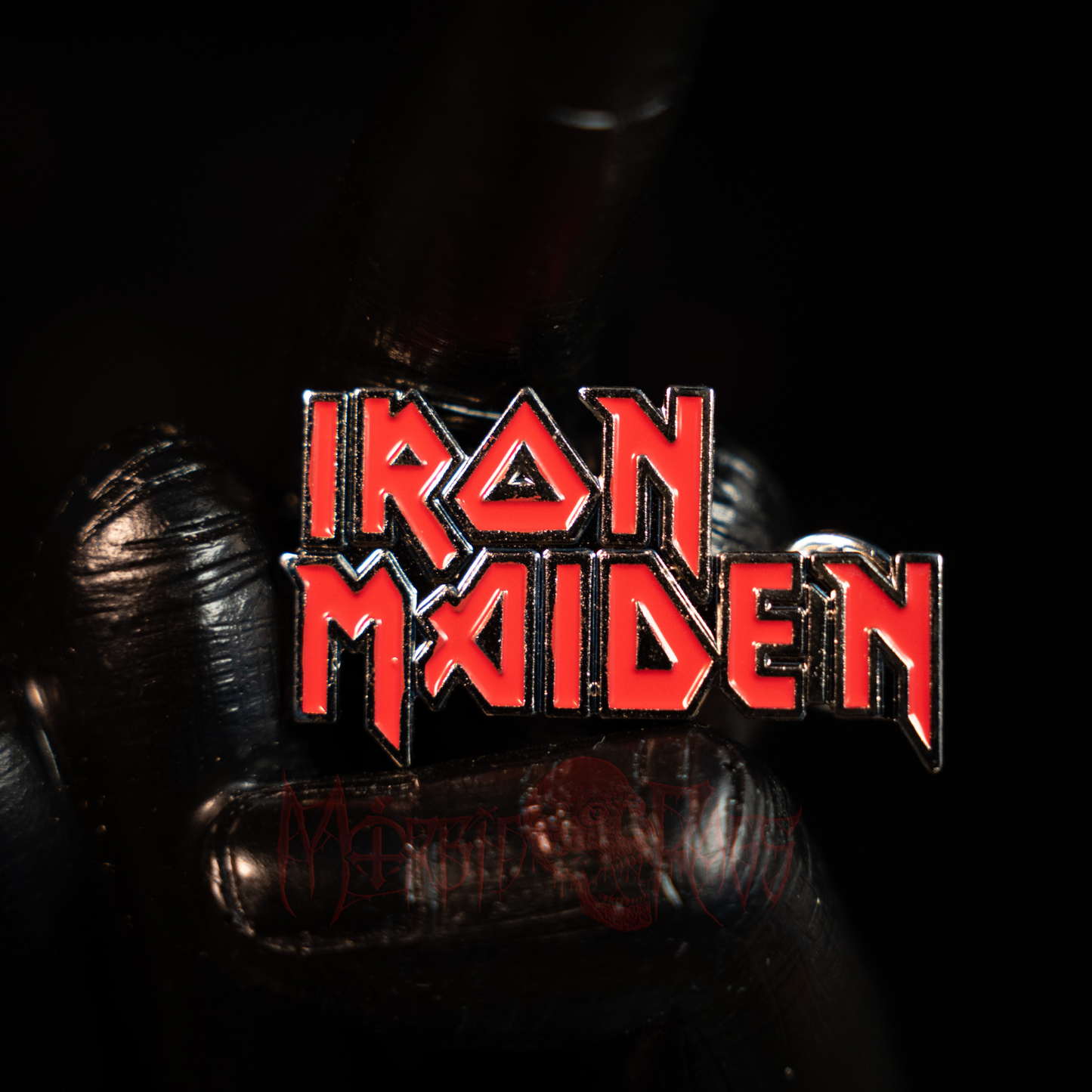 Iron Maiden Red Pin