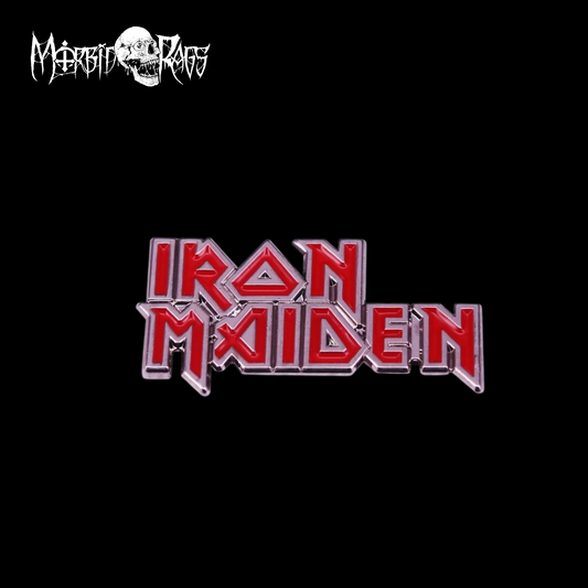 Iron Maiden Red Pin