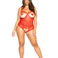 Cutout Underwire Top Teddy