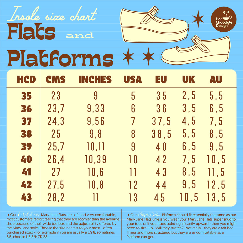 Chocolaticas® Footlong Women's Mary Jane Platform