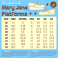 Chocolaticas® Lady Luck Women's Mary Jane Platform