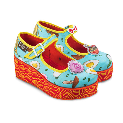 Chocolaticas® Ramen Women's Mary Jane Platform