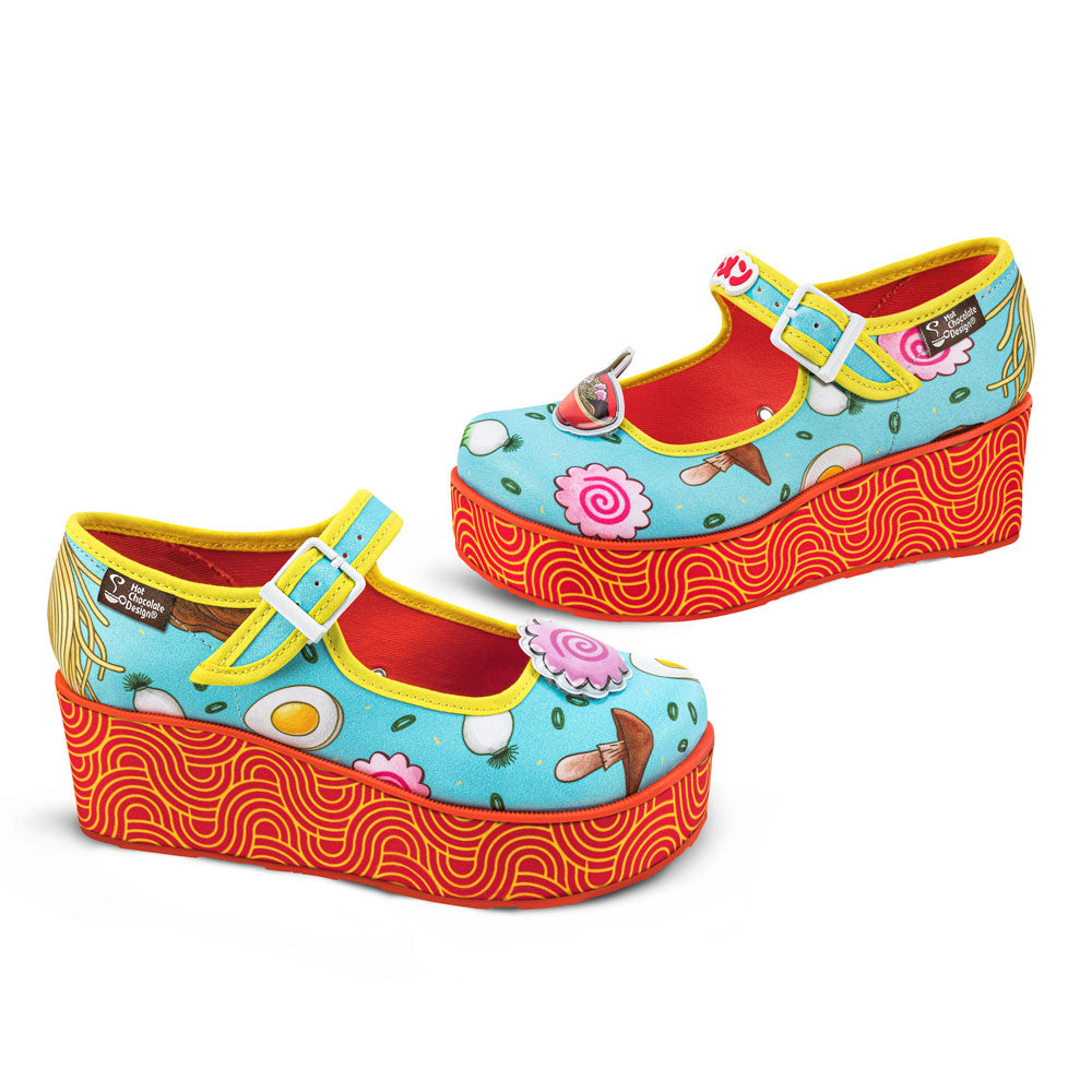 Chocolaticas® Ramen Women's Mary Jane Platform