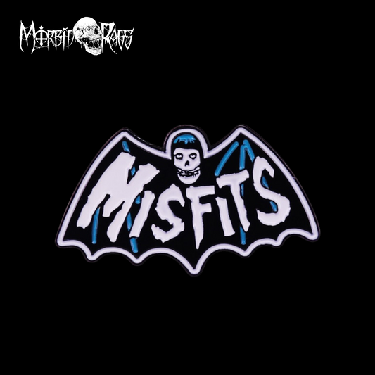 Misfits Blue Bat Pin