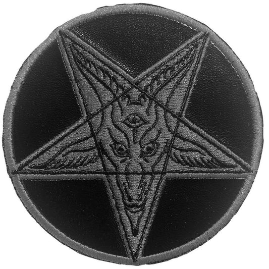 Satanic Circle Gray Patch